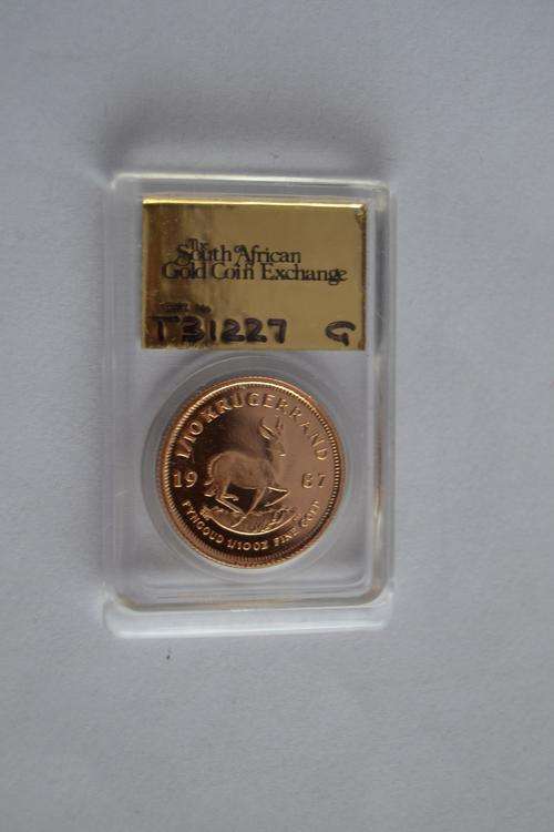 1/10oz PROOF KRUGERRAND - 1987
