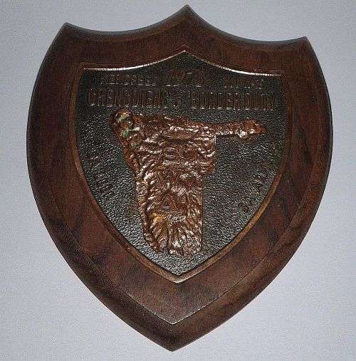 1978 X Mas Border Duty Plaque