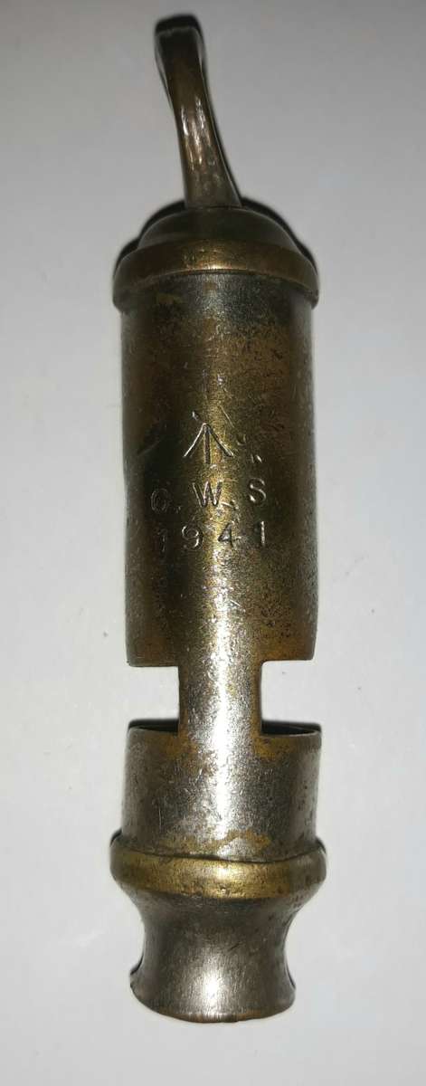 WW2 Military Issued 1941 - made by the Co-Operative Wholesale Society (C.W.S) Whistle