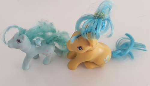 Vintage Hasbro My Little Ponies (Bubbles and Peach Blossom)