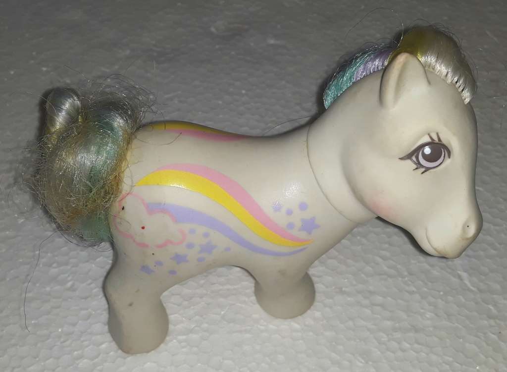 Vintage Hasbro My Little Pony G1 Rainbow Curl Raincurl