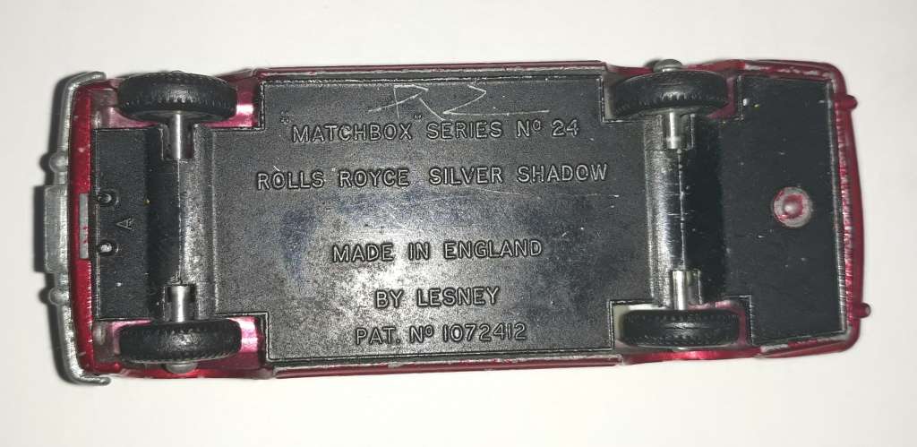 Vintage Lesney Matchbox No 24 Rolls Royce Silver Shadow