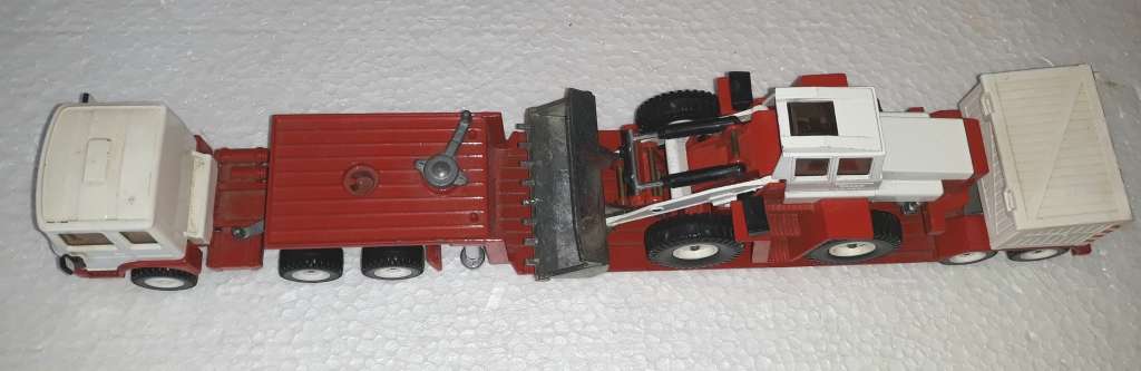 Vintage Siku 2125 Man Truck with Flatbed and Zettelmyer Shovel Truck