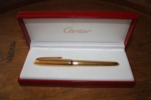 Cartier Gold plated fountain pen