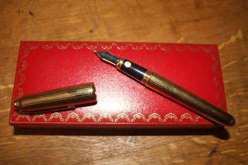 Cartier Gold plated fountain pen