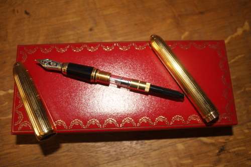 Cartier Gold plated fountain pen