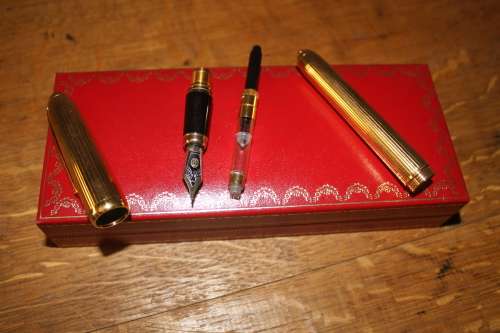 Cartier Gold plated fountain pen