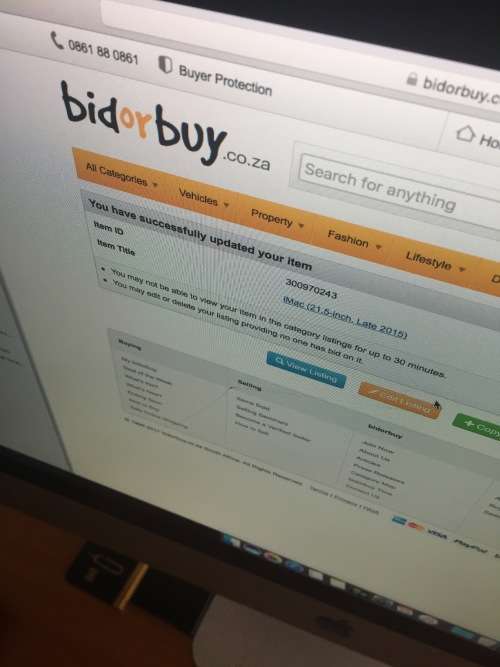 iMac (21.5-inch, Late 2015)