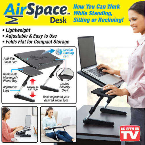 AIRSPACE adjustable laptop table