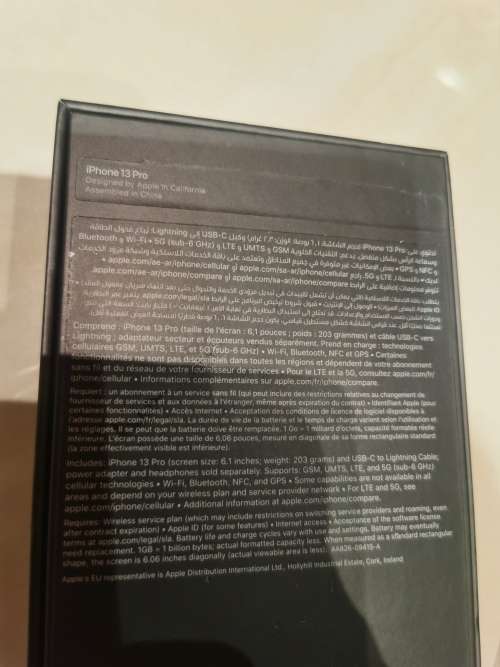 Apple iPhone 13 Pro 256GB Graphite