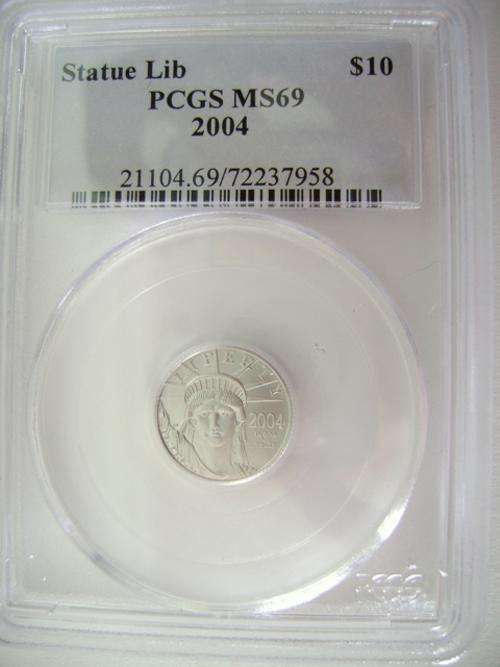 Beautiful 1/10th oz Platinum American Eagle