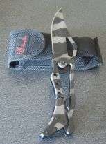 ++BARGAIN++ Columbia USA Navy Seal Tactical Camouflage Pocket Knife with belt pouch and belt clip