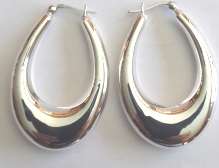 GORGEOUS STERLING SILVER HOOPS