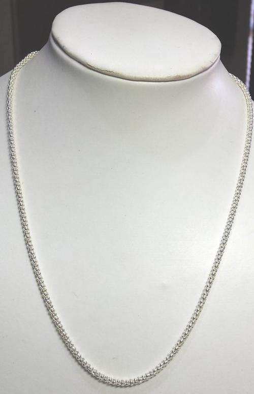 *Stunning New* Sterling Silver Popcorn chain - 60 cm long