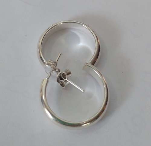 Beautiful Sterling Silver Hoop Earrings