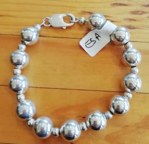 *New* 925 sterling silver 12mm Ball bracelet