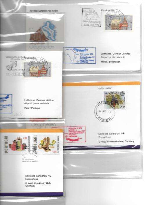 Germany - Lufthansa flight covers (46) in album