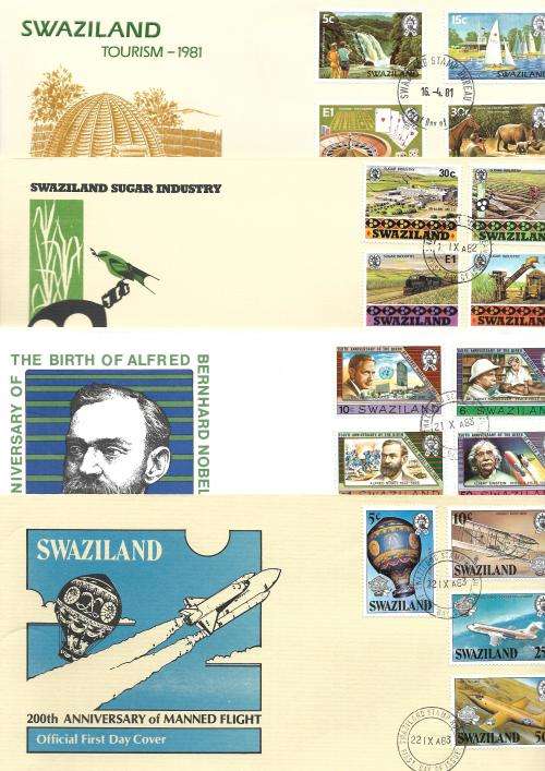 Lesotho - selection of first day covers (15) + postcards (12) and stamps (lots)