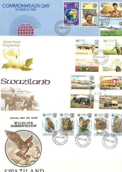 Lesotho - selection of first day covers (15) + postcards (12) and stamps (lots)