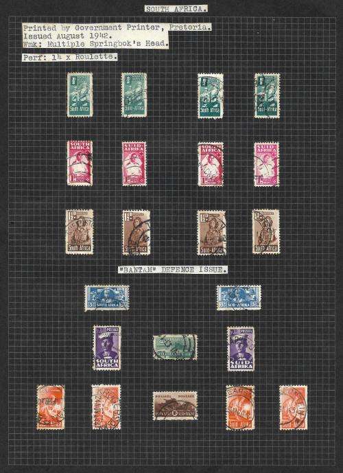 South Africa - union study B + varieties (14 pages)