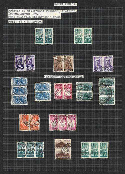 South Africa - union study B + varieties (14 pages)