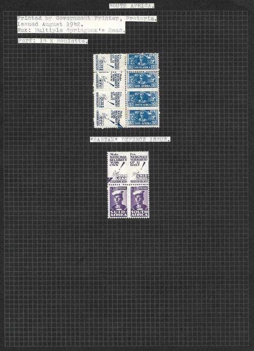 South Africa - union study B + varieties (14 pages)