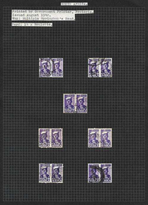 South Africa - union study B + varieties (14 pages)