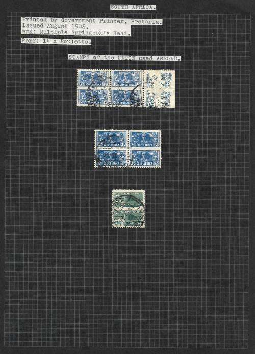 South Africa - union study B + varieties (14 pages)