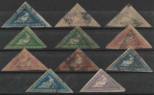 Cape of Good Hope - triangle selection with nice variety of colours, margins as shown