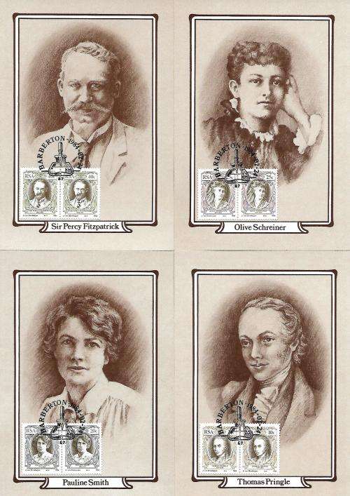 South Africa - maxi cards unofficial, double/unstamped plus scarce building coil set (44 cards)