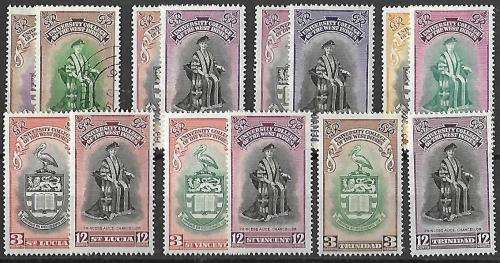 Omnibus issues - 1951 university college West Indies selection (7 countries)