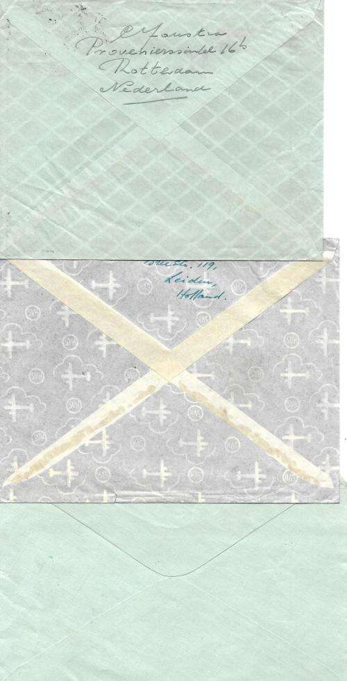 Airmail covers - Netherlands (2 x 1912) and Switzerland (1915)