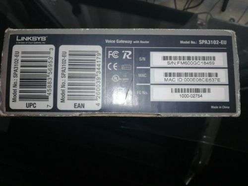 Linksys Voice Gateway Router