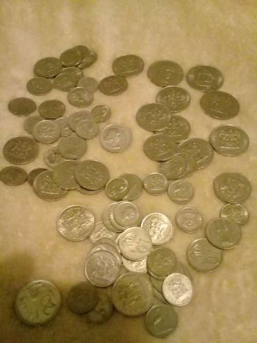 Joblot foreign notes and old  RSA coins