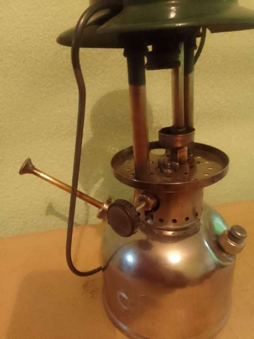 Very Rear Vintage Brass Coleman Lamp made in England