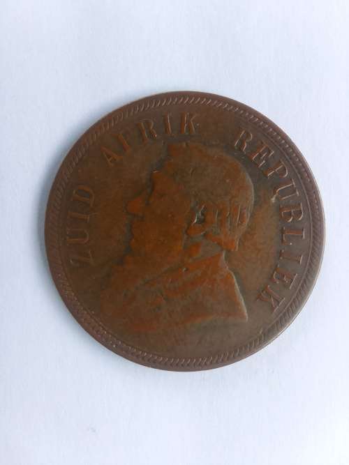 1892 Zuid Afrik Republiek 1 Penny