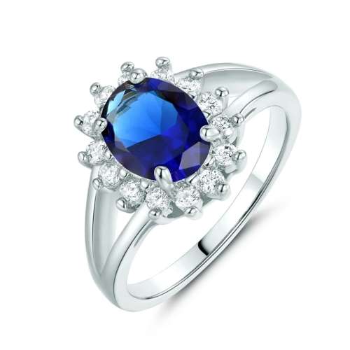 **ABSOLUTELY GORGEOUS**SILVER PLATED RING M/6/16.51MM