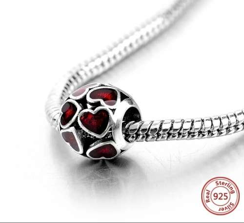 925 Genuine Sterling Silver Enamel Charms - 2 Options