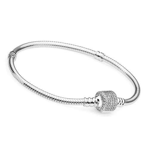 925 STERLING SILVER SNAKE CHAIN BRACELET/BANGLE