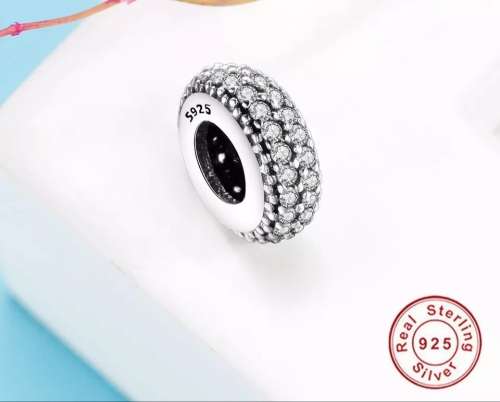 925 Genuine Sterling Silver Spacer Charm