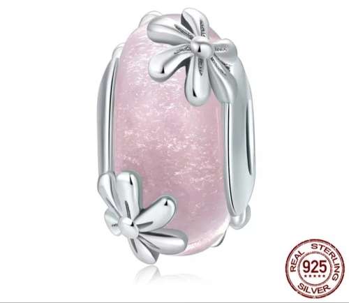 925 Genuine Sterling Spring Flowers Charm