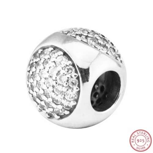 NEW 100% 925 Sterling Silver Dazzling Droplet Charm