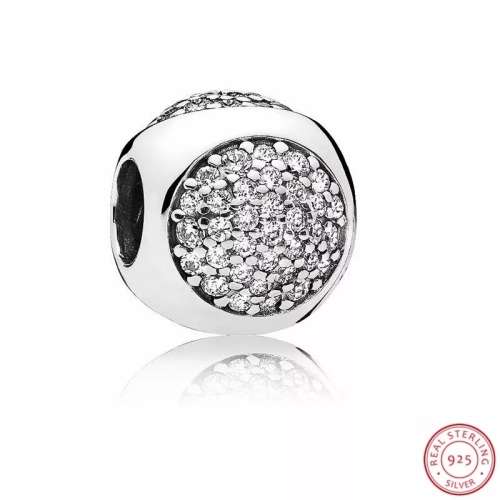 NEW 100% 925 Sterling Silver Dazzling Droplet Charm