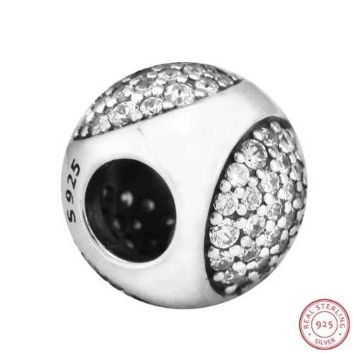 NEW 100% 925 Sterling Silver Dazzling Droplet Charm