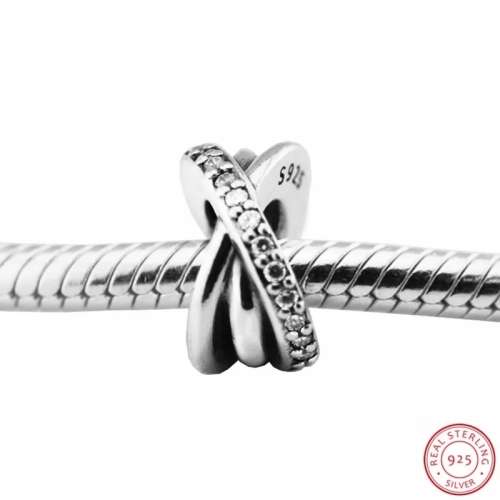 NEW 100% 925 Sterling Silver Galaxy Spacer Charm