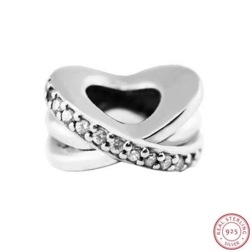 NEW 100% 925 Sterling Silver Galaxy Spacer Charm