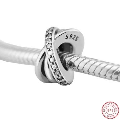 NEW 100% 925 Sterling Silver Galaxy Spacer Charm