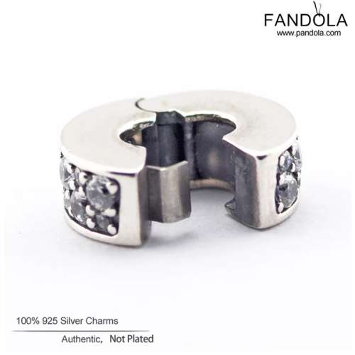 925 Sterling Silver Shining Elegance Clip Charm