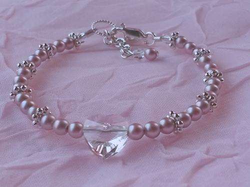 Swarovski crystal pearls bracelet