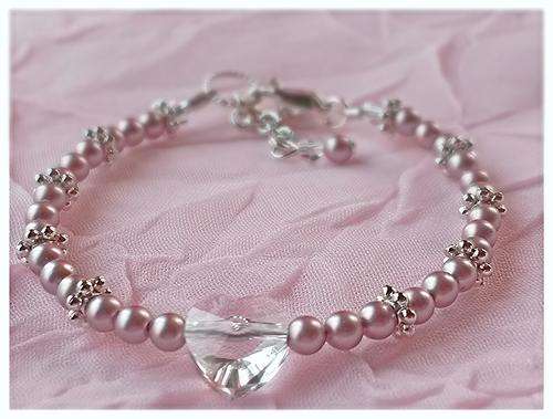 Swarovski crystal pearls bracelet